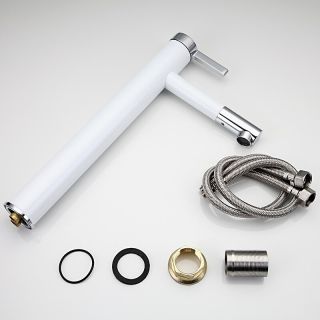 Смеситель для раковины Frap F1052-15 Хром белый