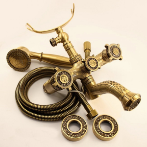 Смеситель Zorg Antic  A 7001WDN-BR  для ванны и душа