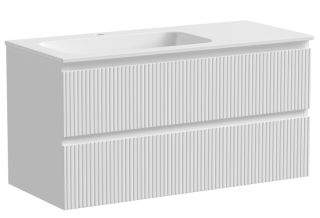 Подвесная тумба под раковину Sancos Snob T SNT100LW левая 100см Bianco