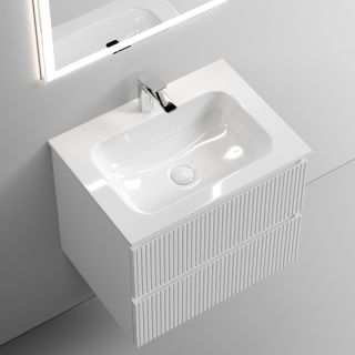 Подвесная тумба под раковину Sancos Snob T SNT60W 60см Bianco