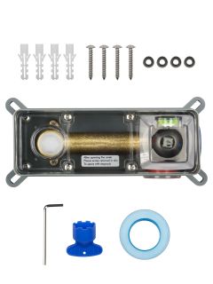 Встраиваемый смеситель для раковины Wonzon & Woghand WW-88869017-BGM тёмный графит