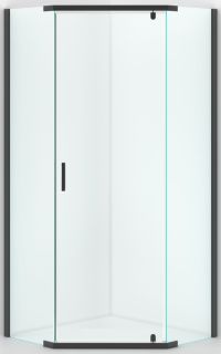 Душевой уголок Berges Solo T Black 90x90см чёрный матовый 061106