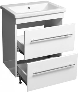 Тумба под раковину Stella Polar Ванесса 60см белый SP-00000218