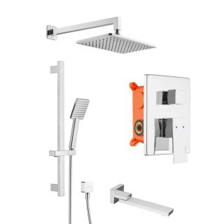 Душевой комплект Swedbe Platta 5545 хром