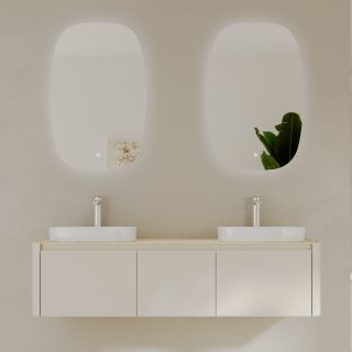 Тумба с раковиной Black&White Universe 9161600-2 Double 160 см бежевый