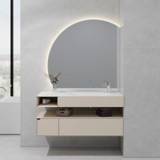 Тумба с раковиной Black&White Universe 9551200R 120 см бежевый