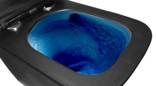 Унитаз подвесной Azario Teramo AZ-0052-UQ1MB черный безободковый с сиденьем микролифт