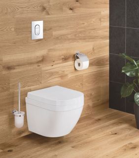 Унитаз подвесной, компактный, GROHE Euro Ceramic, альпин-белый (39206000)