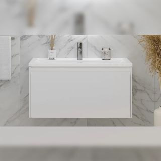 Тумба под раковину подвесная Velvex Klaufs tp.KLA.MAR.90.1Y, 90 см