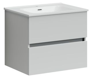 Подвесная тумба под раковину Sancos Urban UR60W 60см белый глянец