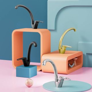 Смеситель для кухни Splenka S202.41.07 серый