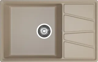 Мойка кухонная GranFest VERTEX V-780L песочный