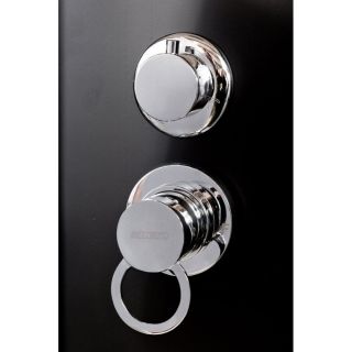 Душевая кабина Deto BМ4590 LED BLACK 90х90х220 см