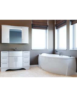 Ванна из искусственного камня Фэма Стиль Аделина L 170x96 см