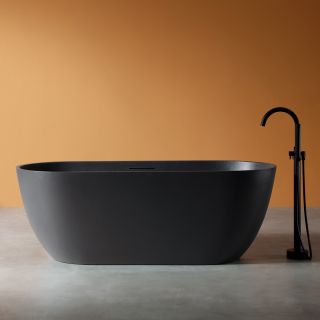 Ванна из искусственного камня ABBER Frankfurt AM9941B 170x75см чёрный