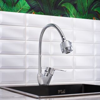 Смеситель для кухни BOOU B8282-10F-SE025 хром