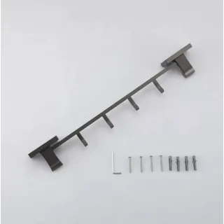 Вешалка с четырьмя крючками Gappo G0716-49 оружейная сталь