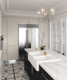 Кухонная мойка Florentina Вилладжио бежевый