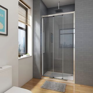 Душевая дверь Veconi Vianno VN-28, 1200x1950, Хром, стекло прозрачное
