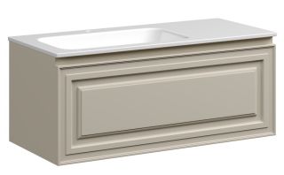 Подвесная тумба под раковину Sancos Very VR100LCE левая 100см Beige Soft