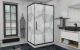 Душевой уголок AvaCan FB 120-140 + SB 80 MT чёрный