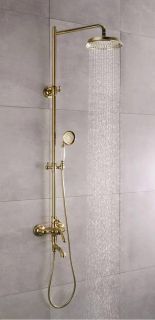 Душевая стойка Rose R0236E золото