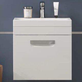 Тумба под раковину подвесная Velvex Estea tp.EST.MOD.50.1Y, 50 см