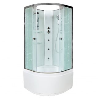 Душевая кабина Deto EM4580 N с гидромассажем (гм.) 80х80х208 см