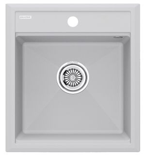 Мойка кухонная Paulmark Stepia PM114651-GRS серый дым