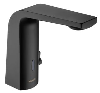 Сенсорный смеситель для раковины Swedbe Europe 6020B с ручной регулировкой температуры воды чёрный