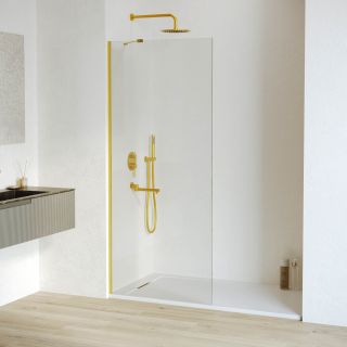 Душевая перегородка RGW WA-110Gb 351011012-16 120см брашированное золото