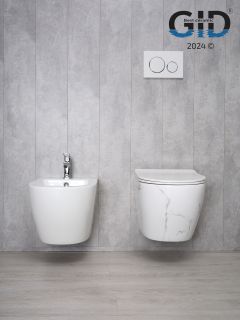 Унитаз подвесной Gid Ws2198 (СС) 62228Y под камень глянцевый 49x36x35.5