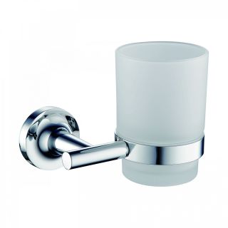 Стакан для зубных щеток с держателем Wonzon & Woghand Simple WW-6521 хром
