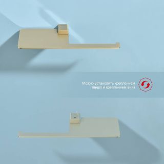 Держатель для туалетной бумаги Raglo R301.03.03 золотой сатин