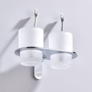 Стакан для ванной комнаты Raglo R300.08 двойной хром