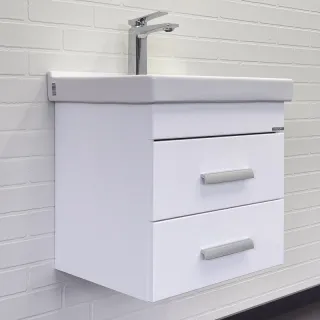 Тумба с раковиной Comforty Никосия 00-00018022 50 см белый