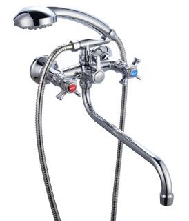 Смеситель для ванны с душем BOOU BA5333-3-B723-C018 хром