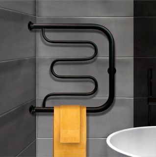 Полотенцесушитель водяной Indigo Фокстрот Standart FSW60-50BR 60x50 см чёрный муар