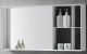Зеркальный шкаф ABBER Stein AS6639 100см белый