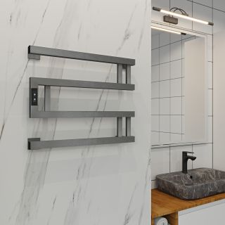 Полотенцесушитель электрический Indigo Muza DGM40-50GFMRt 40x50 см графит металлик