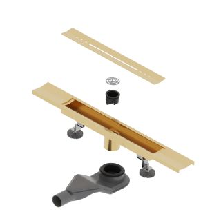 Душевой лоток обрезной RGW SDR-53Gb 76215380-06 80 см брашированное золото