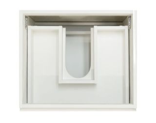 Напольная тумба под раковину Эстет Dallas Luxe ФР-00002266 Л/П 130см два ящика белый