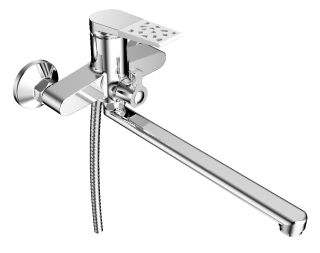 Смеситель для ванны с душем РМС SL121W-006E хром
